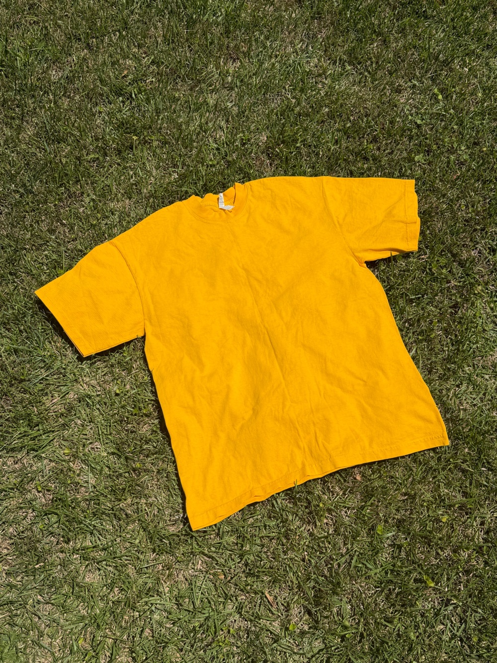 Golden Yellow Crewneck T-Shirt